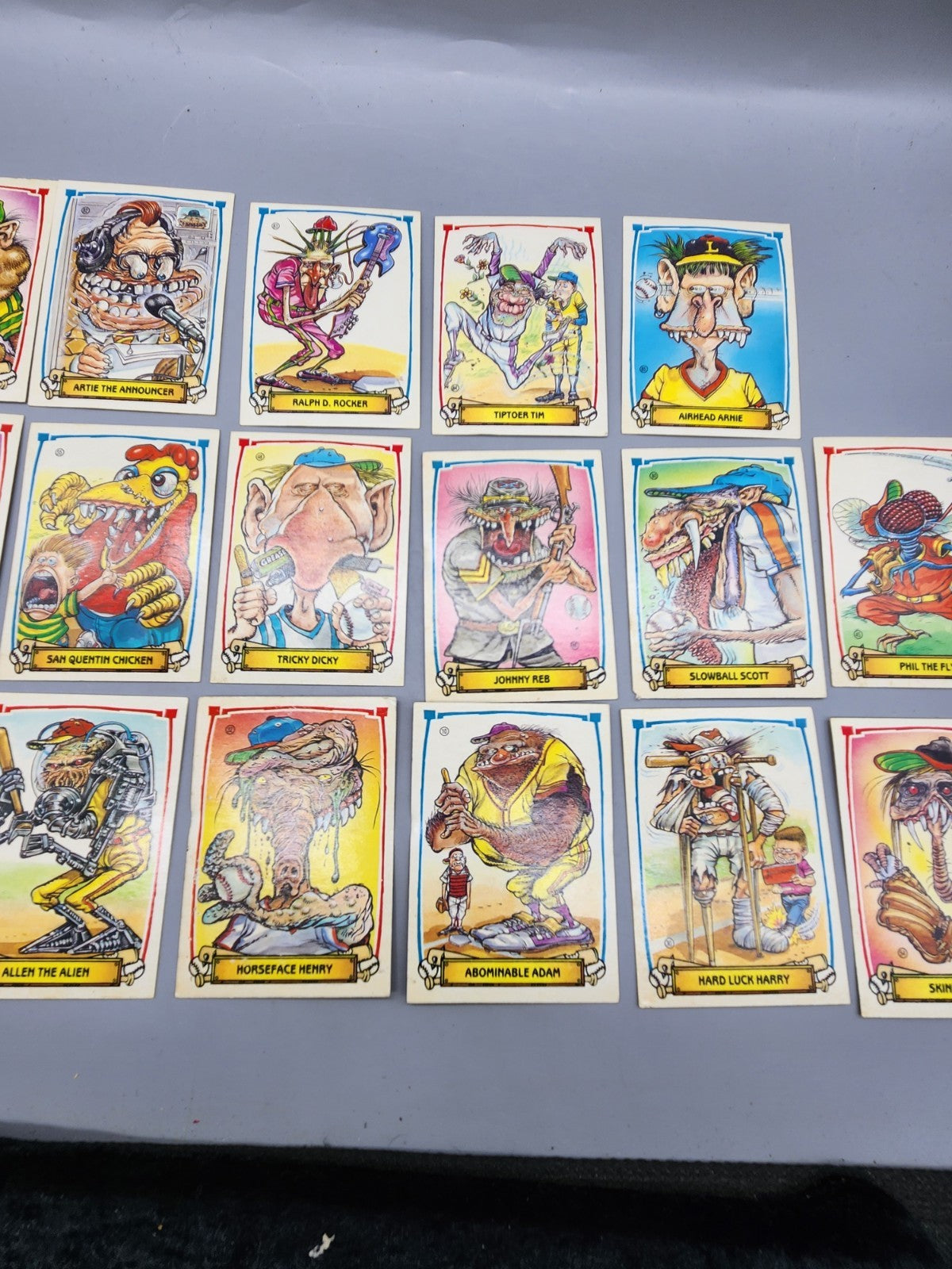 Retro Garbage Pail Kids Trading Card Bundle – Sports & Oddball Character Mix...