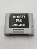 Nintendo 64 Controller Memory Pak 256KB Tomee Gray Game Save Accessory N64