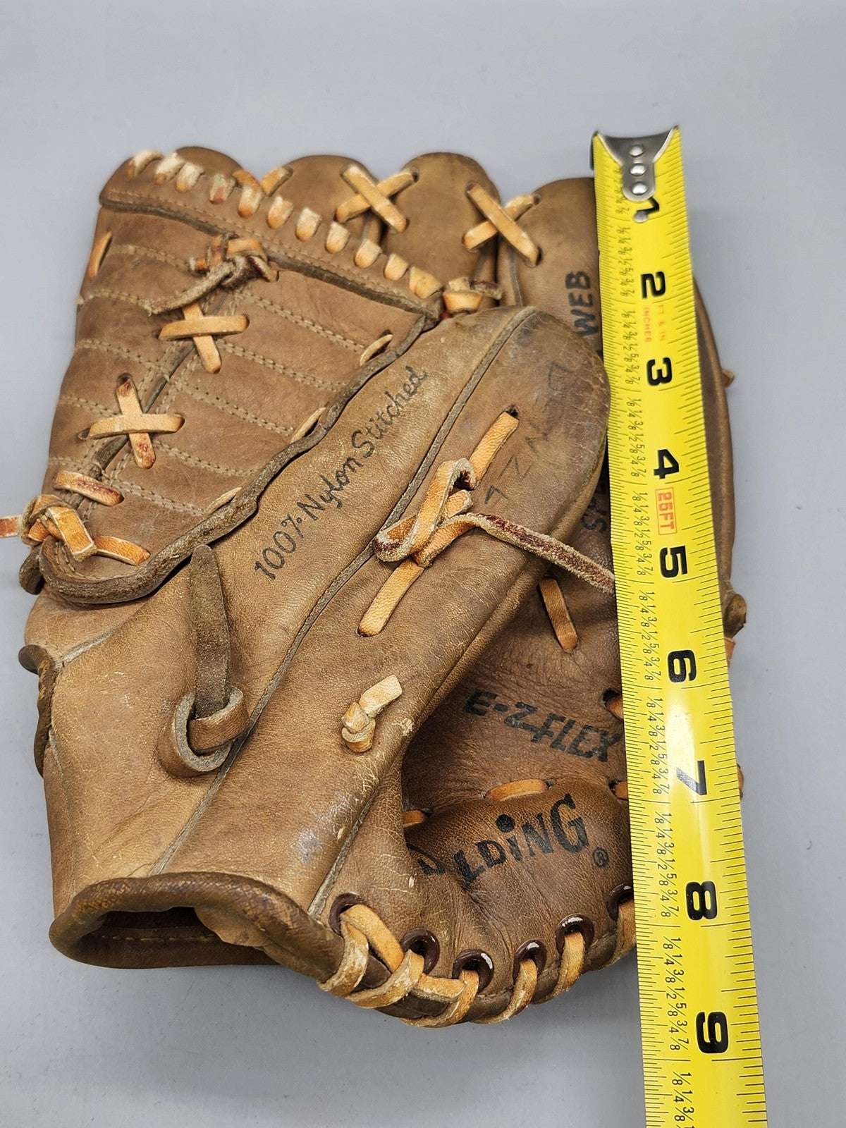 Vintage Spalding Rico Petrocelli 11 Infield Baseball Glove Brown Leather RHT