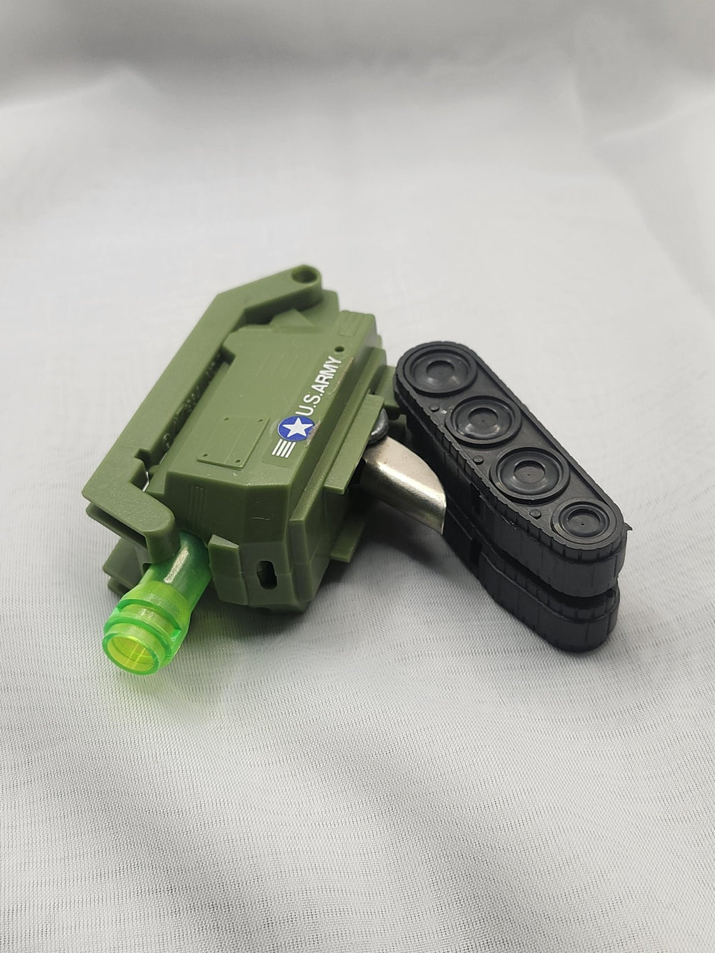 U.S. Army Toy Gun Accessory Green Black Plastic Action Figure Military Loose