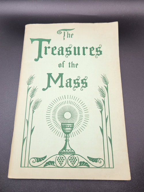 1936 The Treasures of the Mass 1st Edition Catholic Devotional Prayer Book...