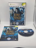 Lord Of The Rings Two Towers Microsoft Xbox Game CIB Platinum Hits EA NTSC-U/C T
