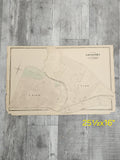 Vintage 1875 Lockport New York City Atlas Map 1st 2nd Ward 25.5x16 NY USA Print