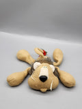 Vintage 1985 Hallmark Morris Plush Stuffed Animal Toy Small Brown Flat 80s Cute