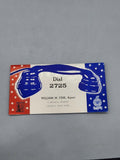 Vintage William M Fink Dial 2725 Telephone Advertising Sign Geneva NY Card