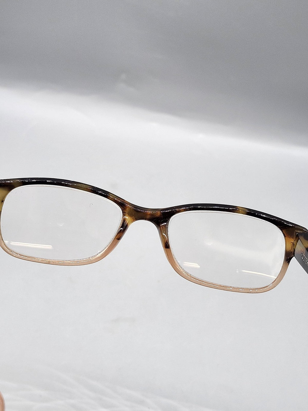 Foster Grant Reading Eyeglasses +2.75 Tortoise Pink Womens Monroe PL0121 Square