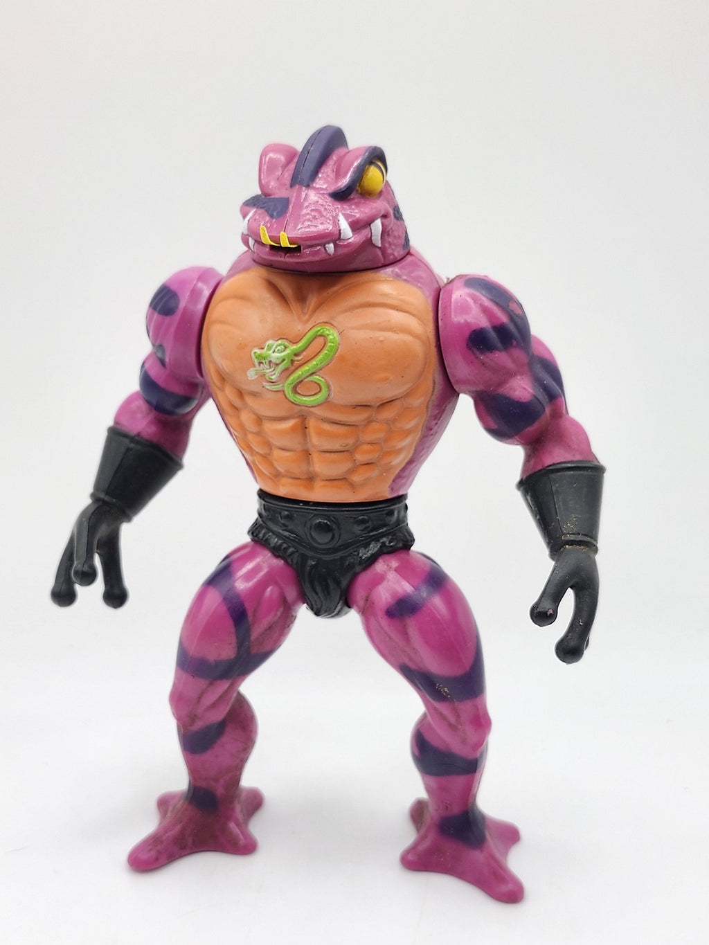Vintage Masters Of Universe Tongue Lasher 6in Action Figure Mattel Loose Purple