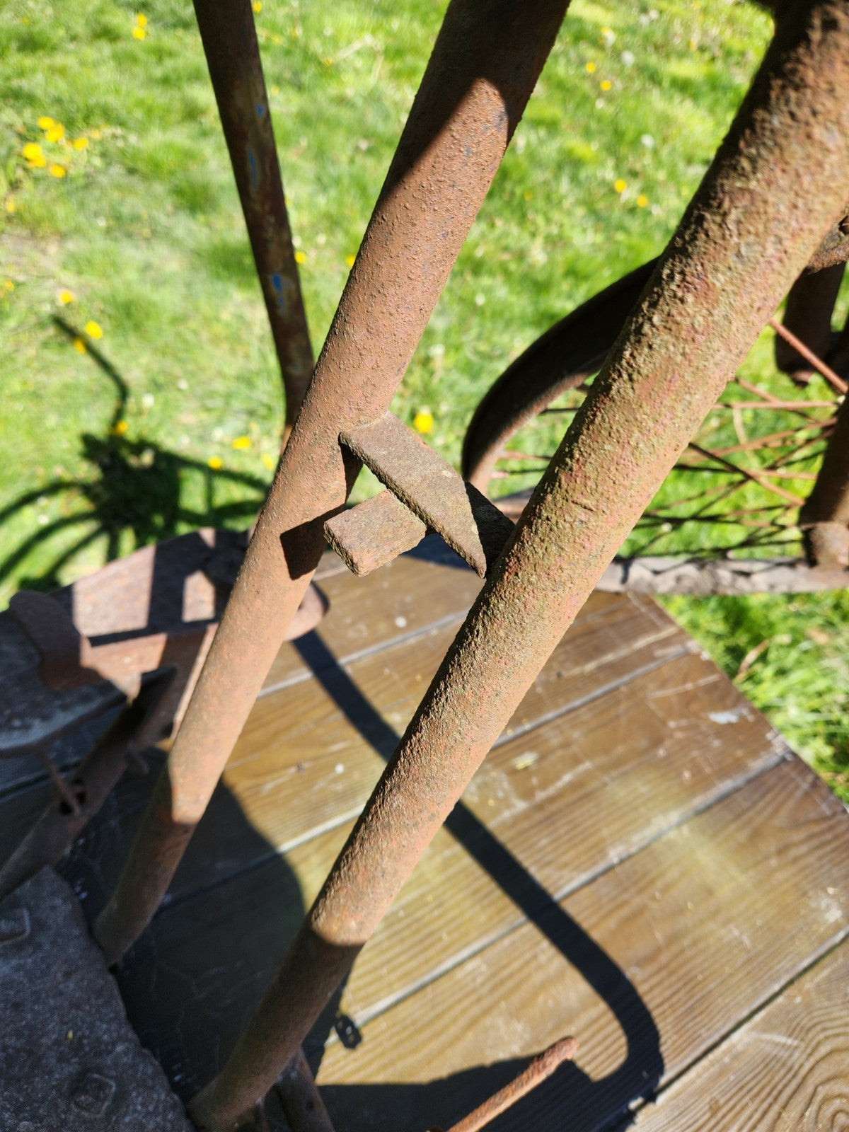 Antique SIMPLEX Early Motorcycle /  Bicycle Frame Springer Fork  Project 1930S