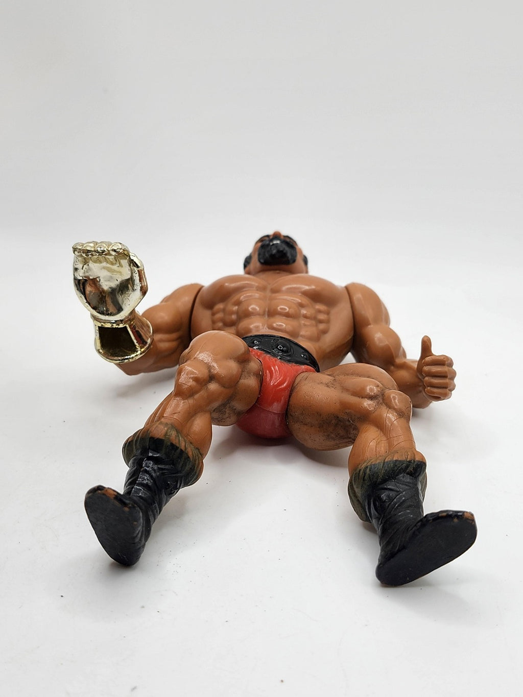 Vintage Masters Of Universe Jitsu 6in Action Figure Mattel Loose Red Trunks