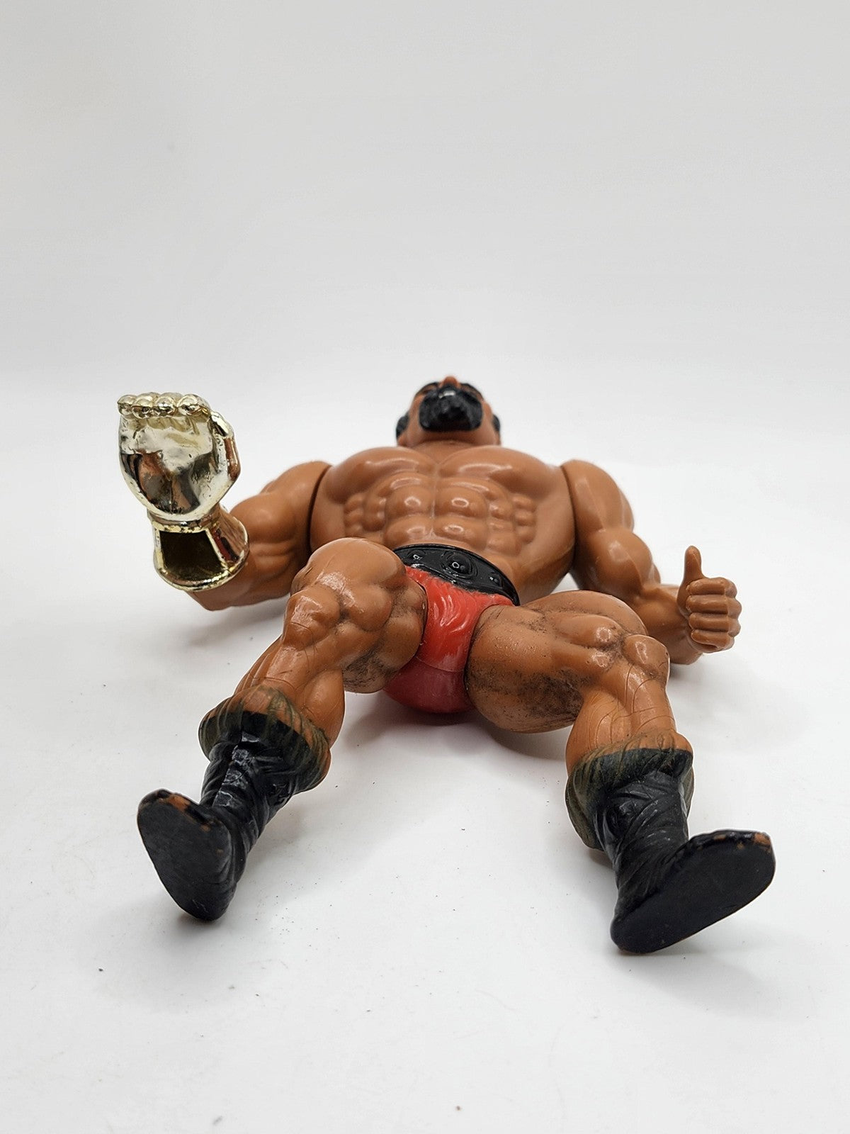 Vintage Masters Of Universe Jitsu 6in Action Figure Mattel Loose Red Trunks