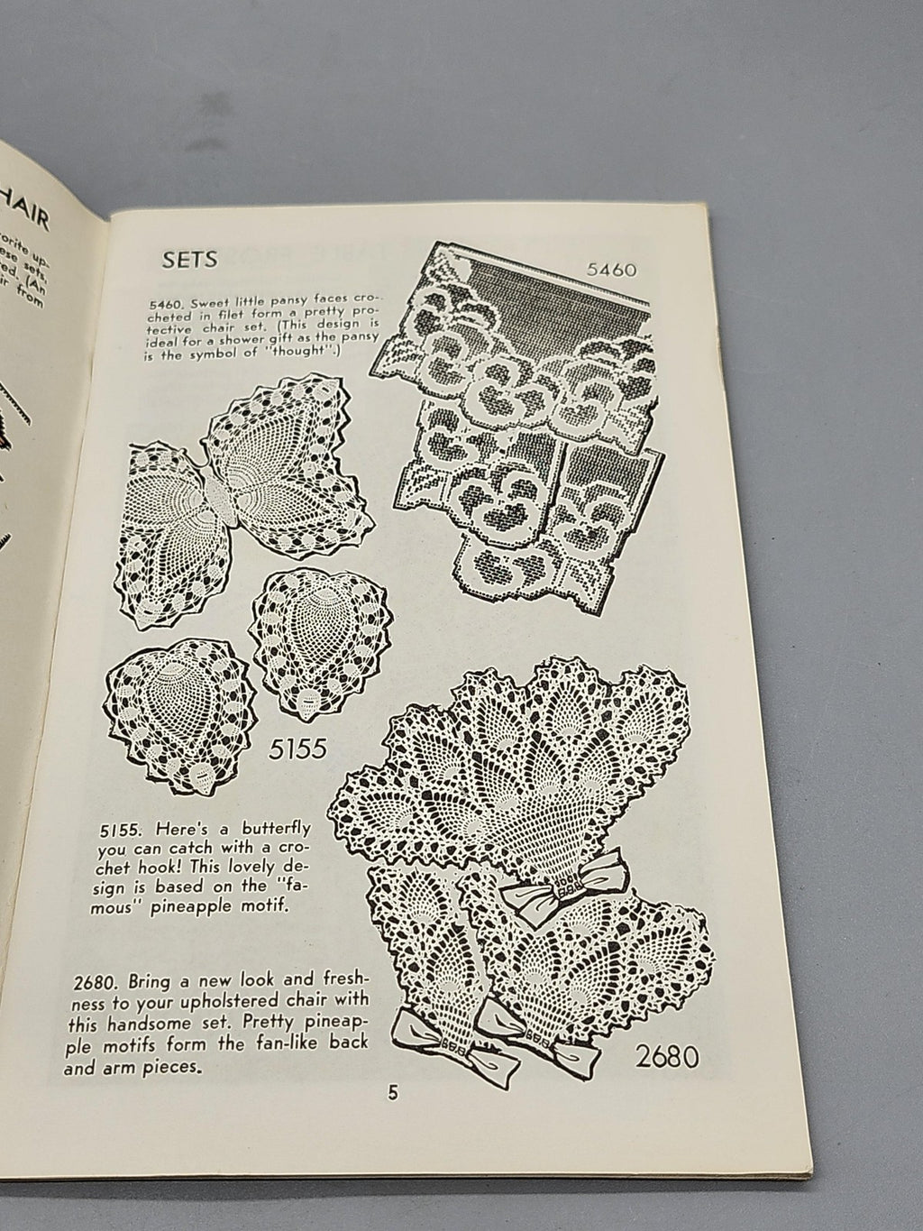 Vintage 1955 Needlework Album Buffalo Evening News PB Sewing Crochet Patterns