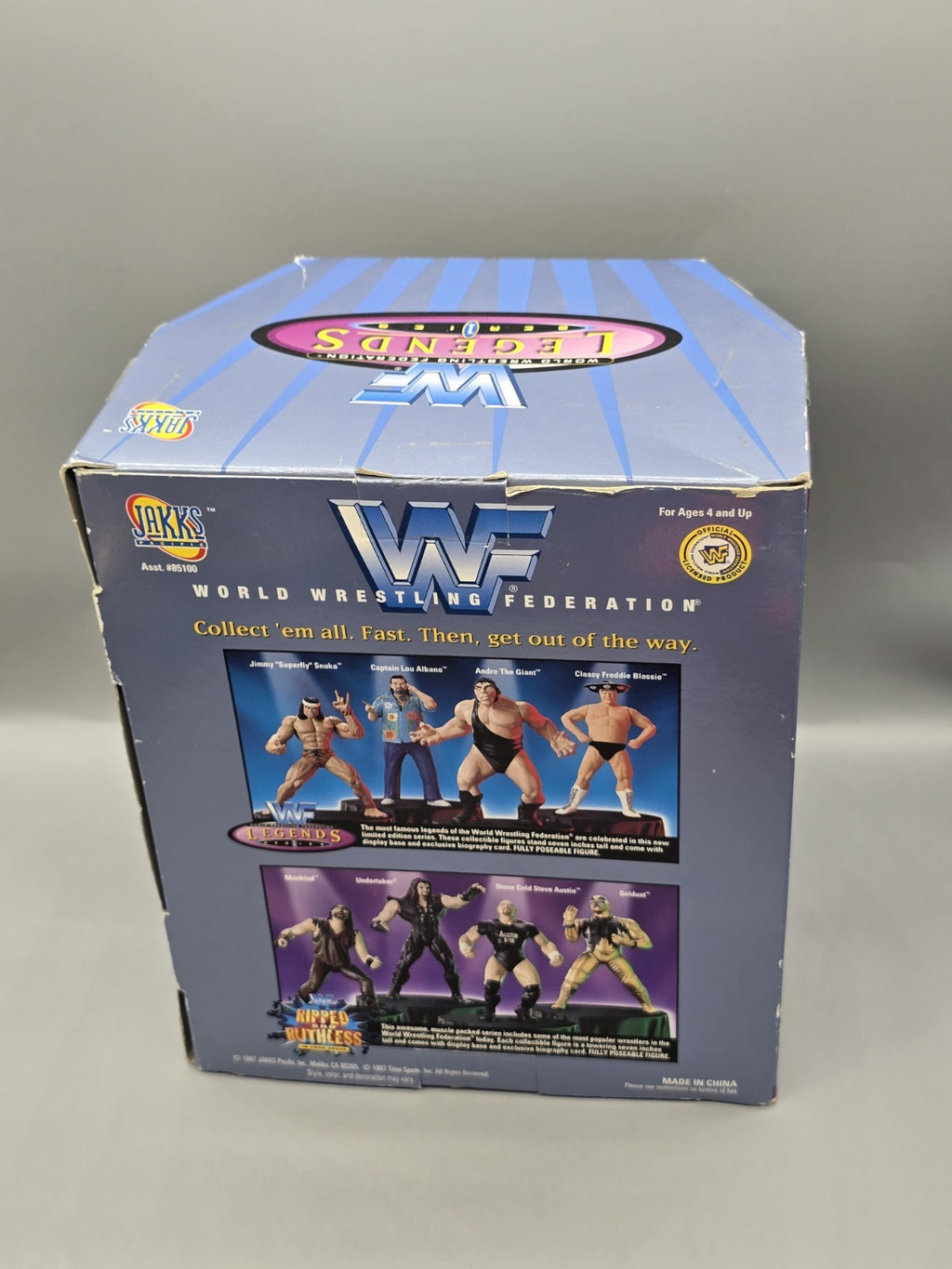 WWF Legends Series 1 Captain Lou Albano Limited Edition Figure Boxed Jakks