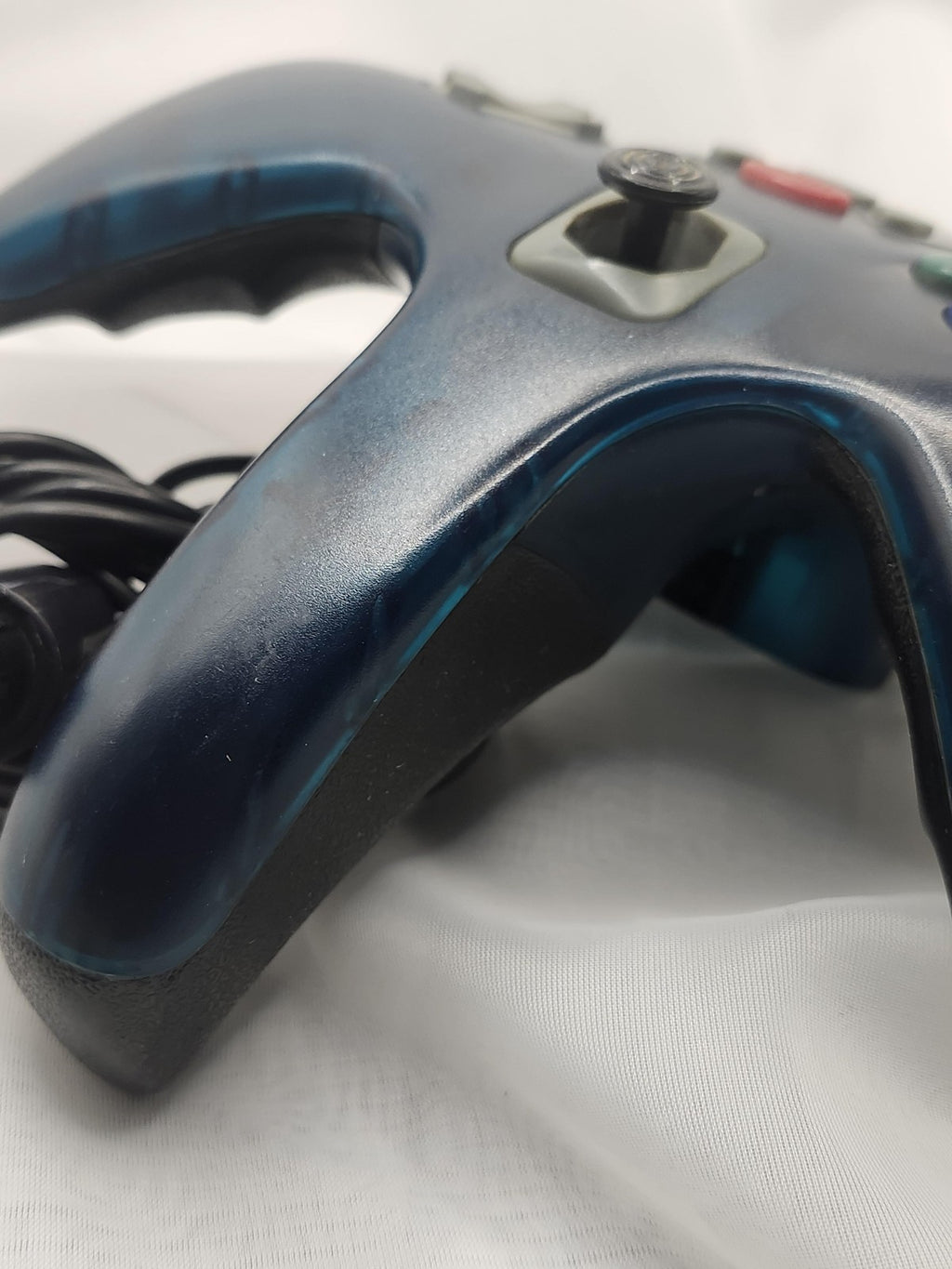 Mad Catz Blue Wired Controller Gamepad For Nintendo 64 N64 Turbo Slow Buttons