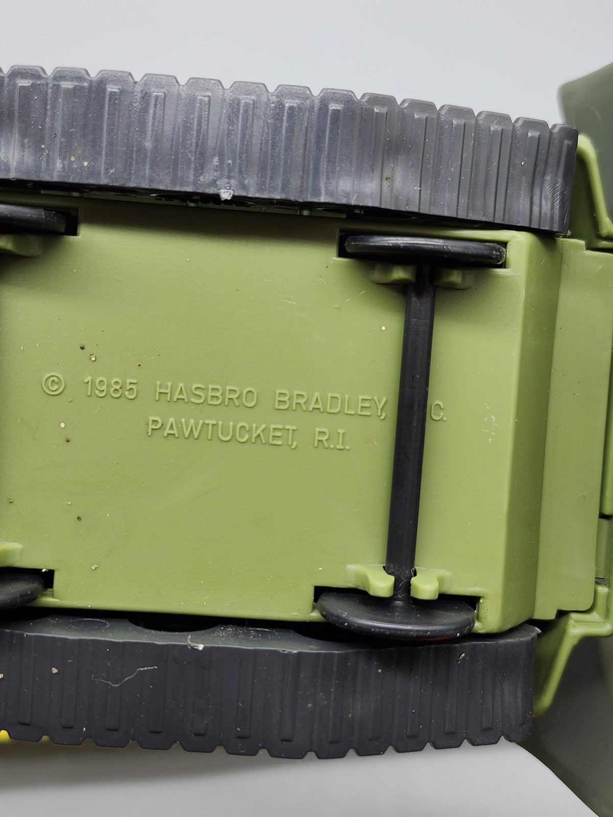 Vintage 1985 Hasbro G.I. Joe Bomb Disposal Car Plastic Toy Green Vehicle Loose