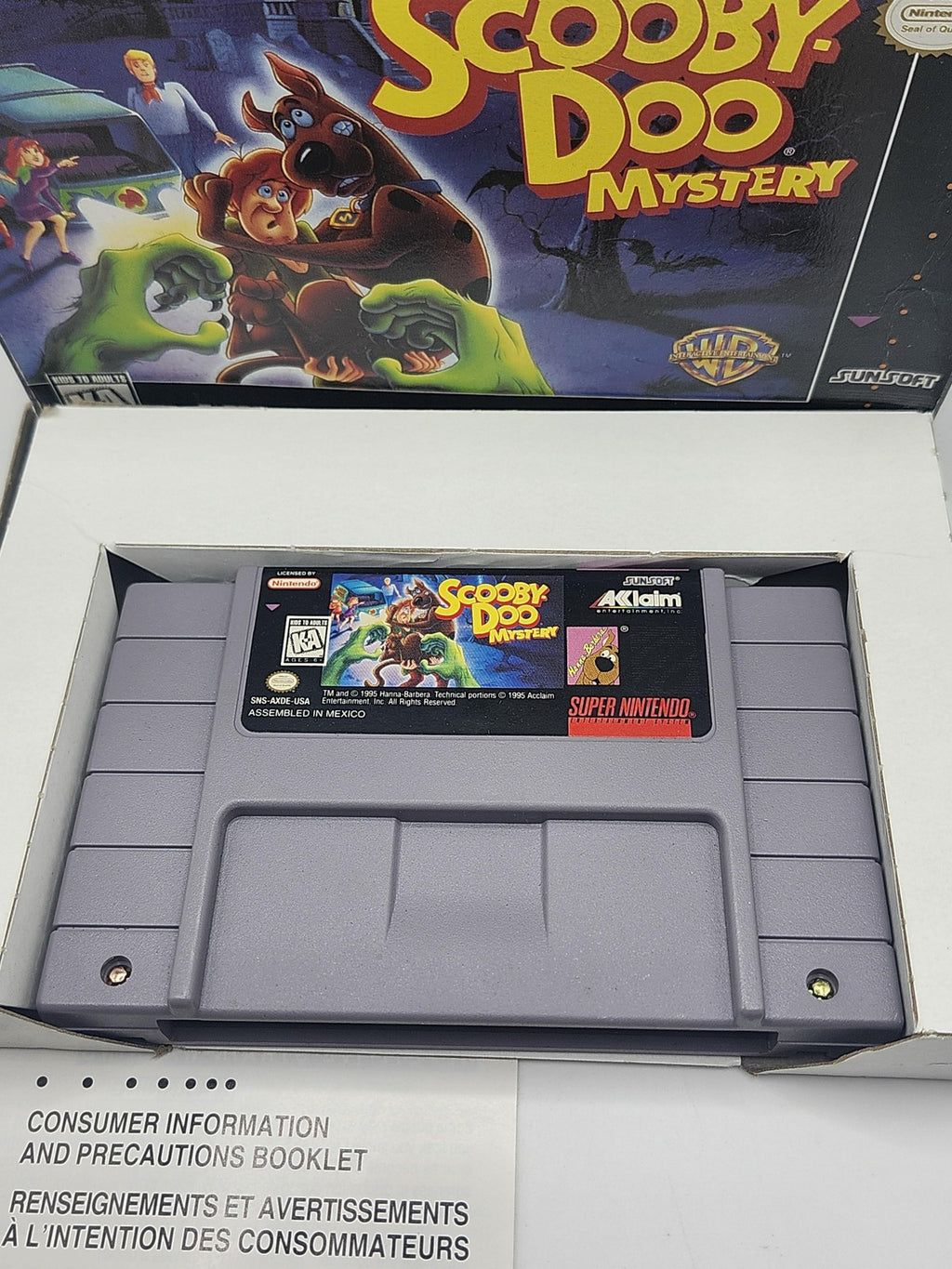 Scooby-Doo Mystery Super Nintendo SNES Game E Asylum Acclaim NTSC-U/C 1995