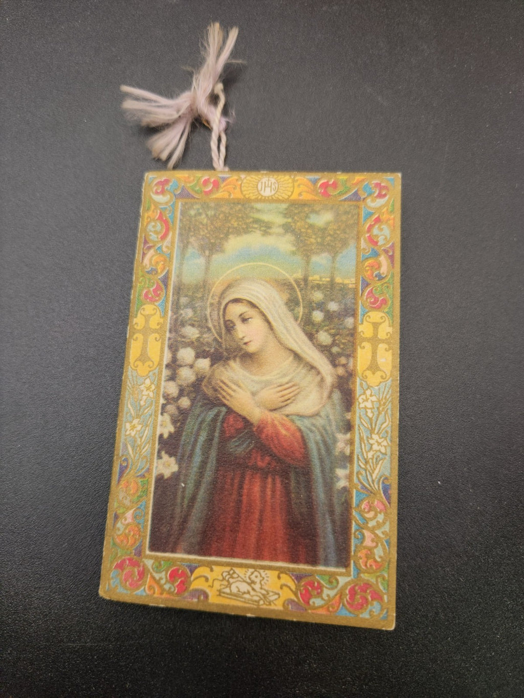 Vintage Mini Religious Prayer Calendar Booklet Printed In Italy