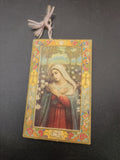 Vintage Mini Religious Prayer Calendar Booklet Printed In Italy