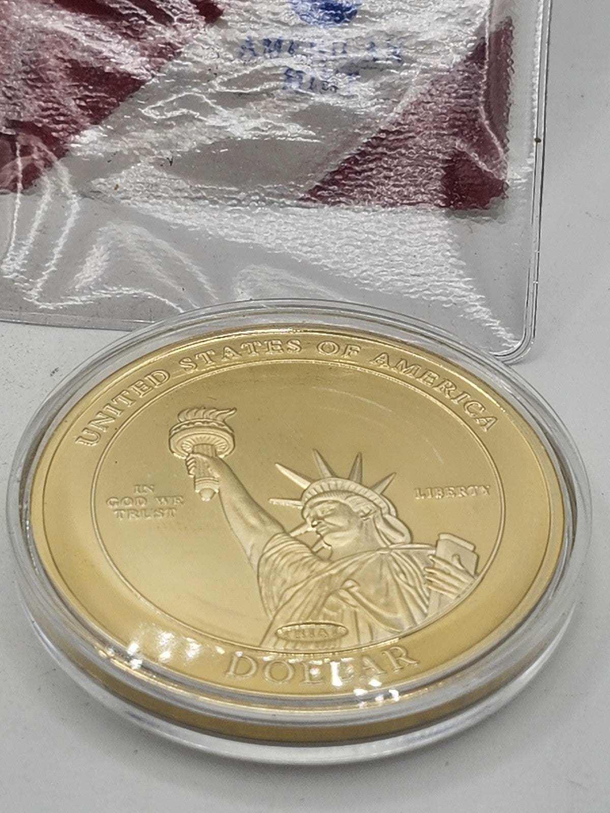 Ronald Reagan American Mint Presidential Dollar Trials Copper Proof Medal 2009