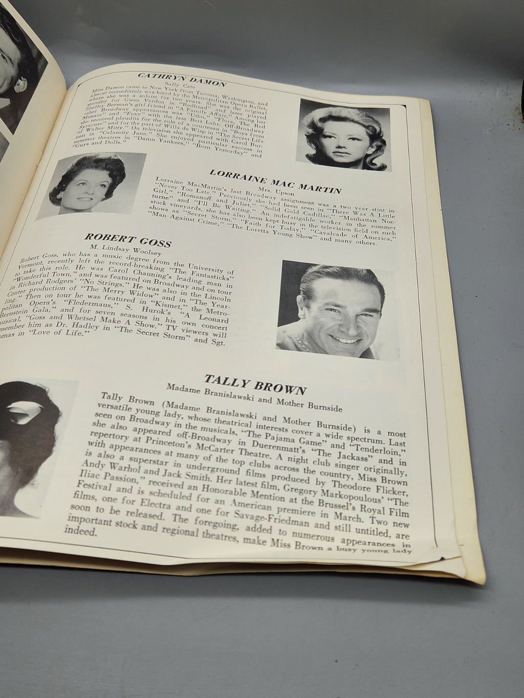 Vintage Angela Lansbury Mame Broadway Theater Program Original Cast Musical...