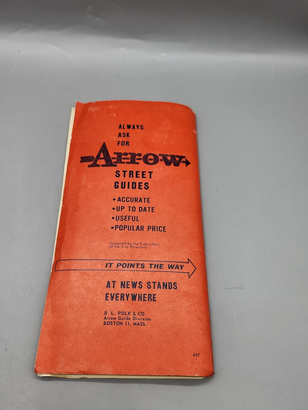 Vintage Official Arrow Buffalo New York City Street Map Travel Brochure USA