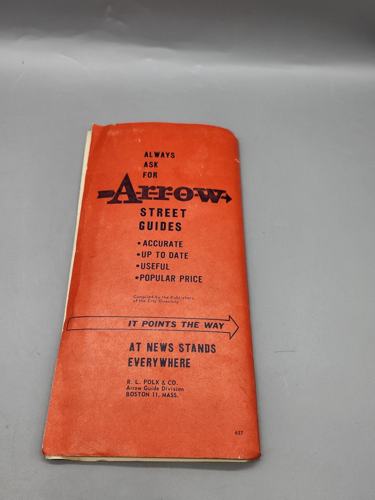 Vintage Official Arrow Buffalo New York City Street Map Travel Brochure USA