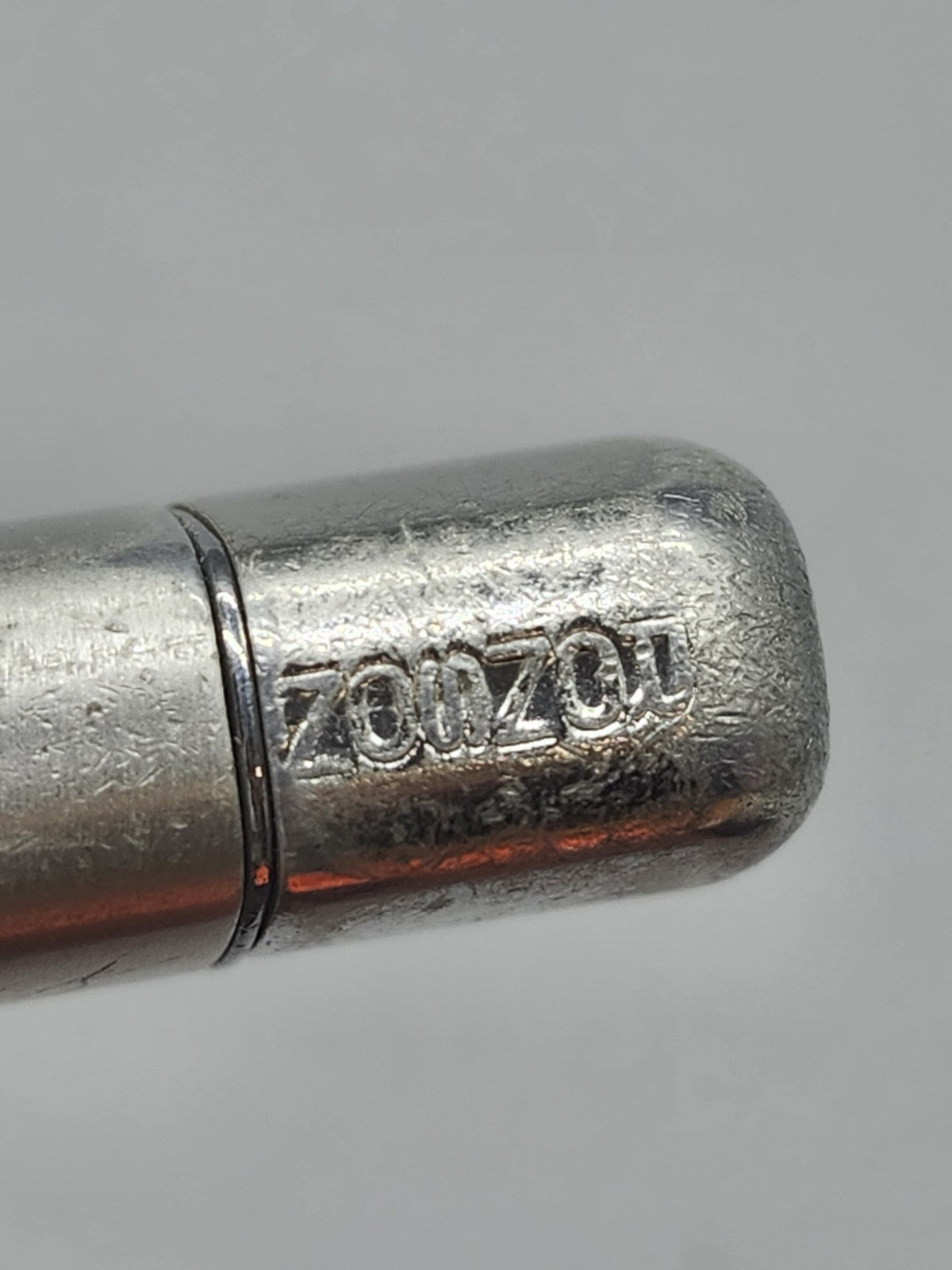 Vintage Ronson Typhoon Windproof Petrol Lighter Hong Kong British Empire