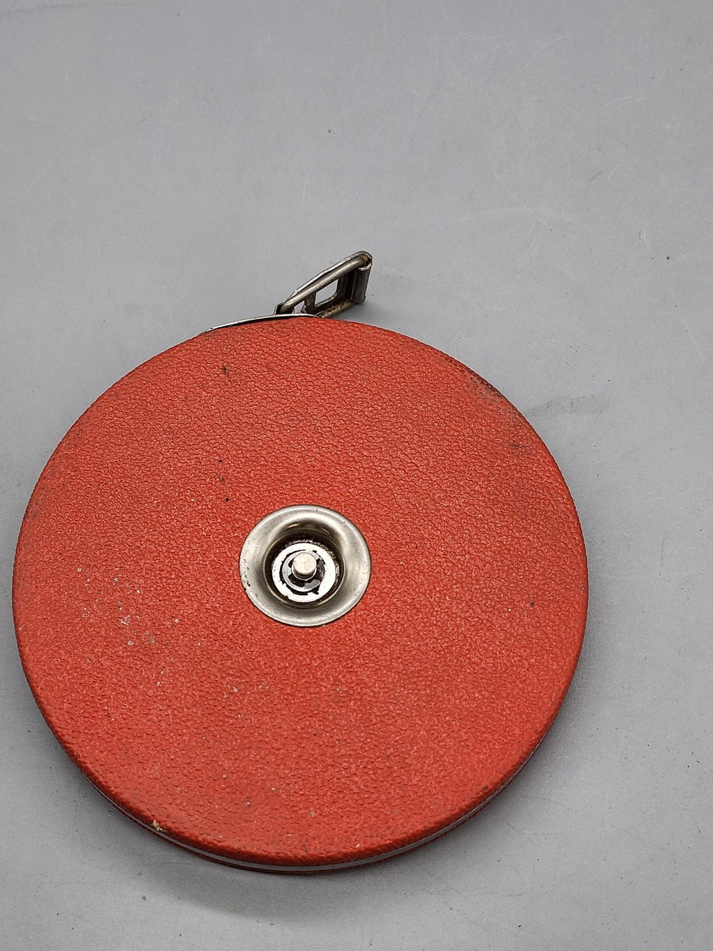 ROE 100ft Long Tape Reel Red Steel Standard Measuring Tool USA Handheld Workshop