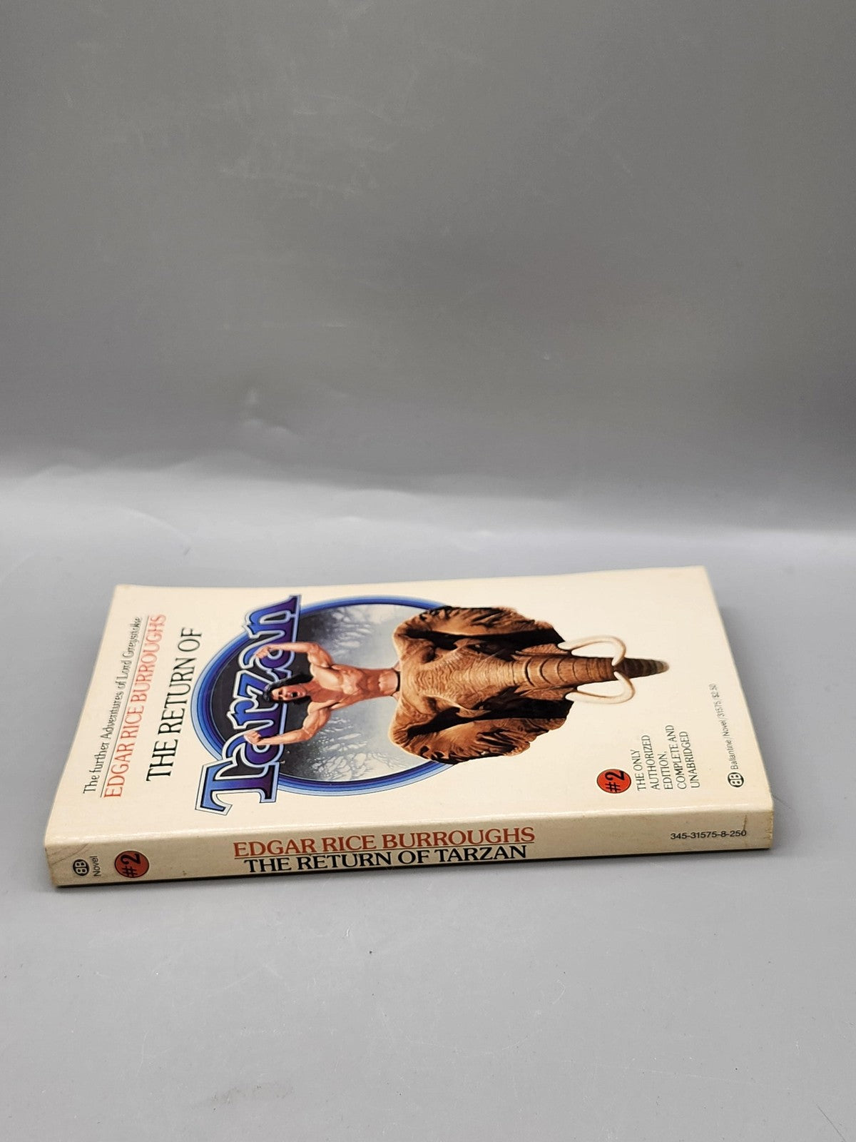 Vintage The Return Of Tarzan Edgar Rice Burroughs Cream PB Ballantine USA 1984
