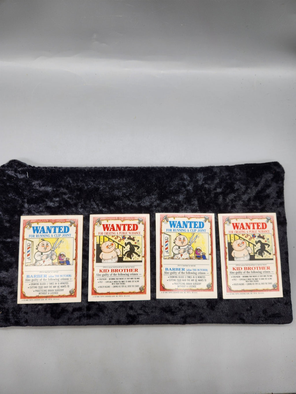 Garbage Pail Kids 1986 Series 12 Lot of 8 Cards Alice Island 113a &...