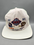 Vintage Super Bowl XXII Denver Broncos Redskins Hat Cap Snap Back NewEra OneSize