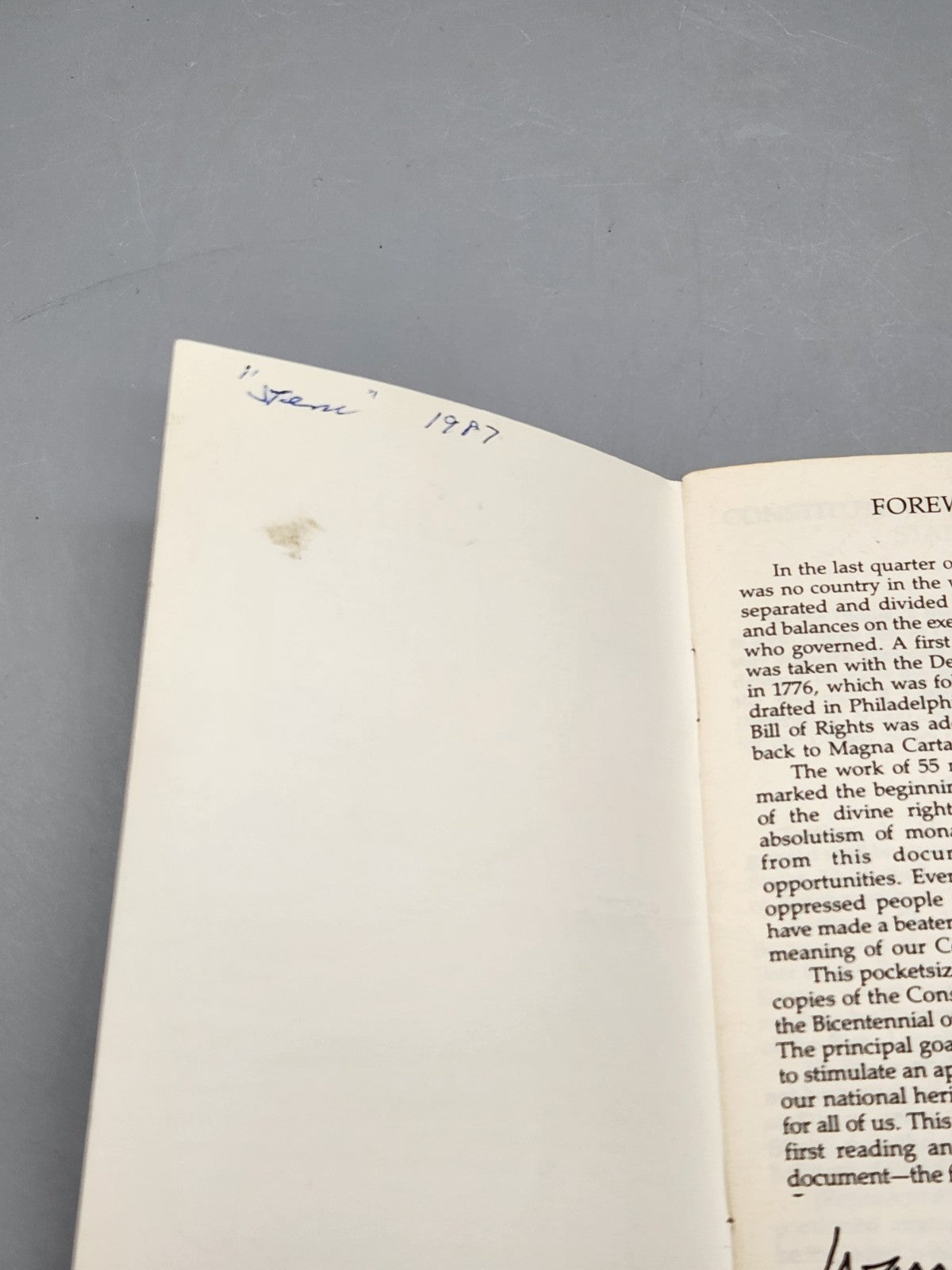 Vintage The Constitution of the United States Pocket Edition Booklet We The...