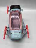 Vintage 1987 G.I. Joe Cobra Sea Ray Ship Vehicle Hasbro Blue Plastic Toy Loose