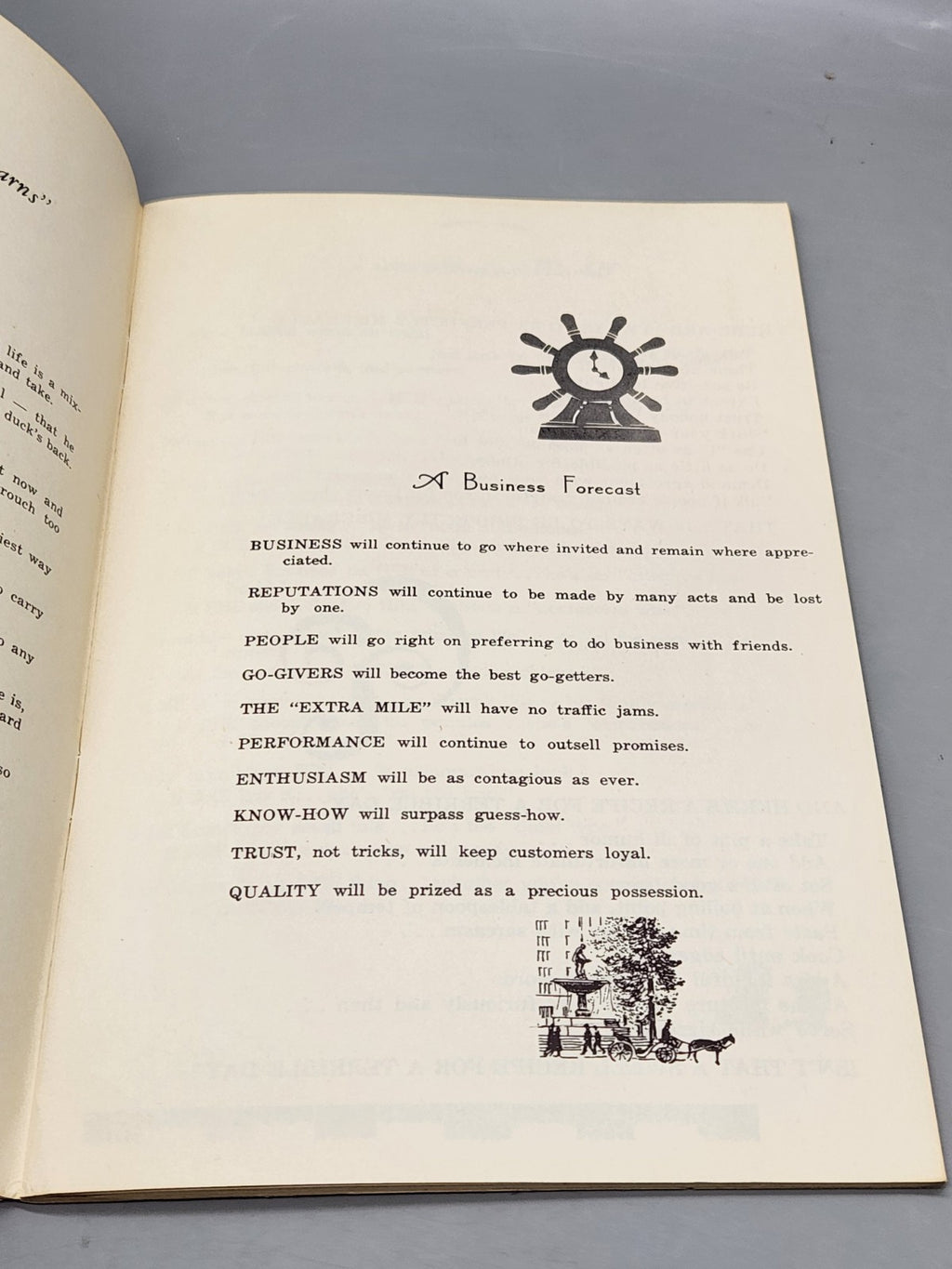Vintage 1961 KIXL “Think-It-Overs” Inspirational Quote Booklet Dallas TX...