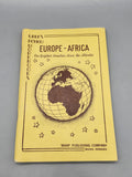 Vintage Europe-Africa Workbook Arco Yellow PB School Geography Warp USA 1959