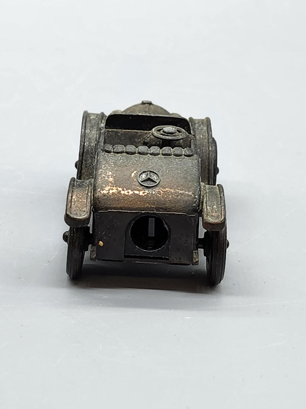 Vintage Mercedes-Benz Roadster Diecast Car Small Gray Toy Vehicle Loose