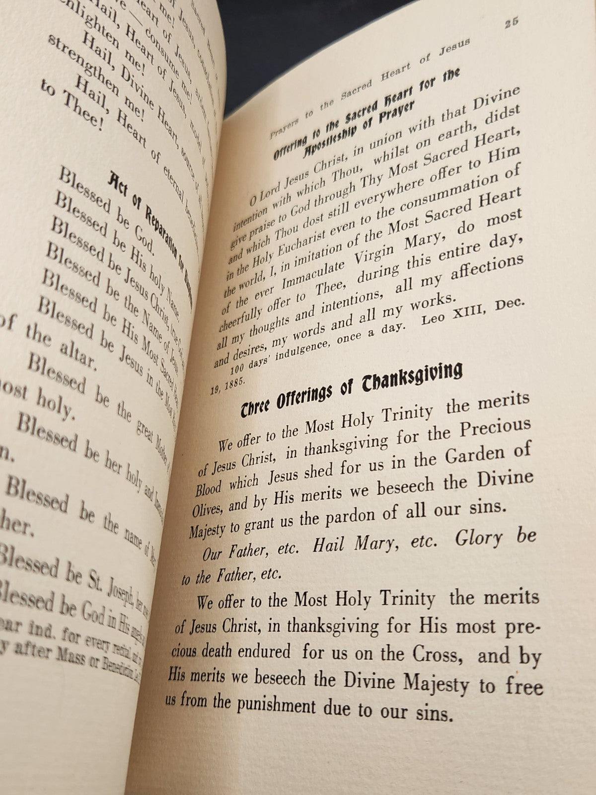 Vintage Catholic devotional booklet titled “All For Thee, O Heart of Jesus!”...