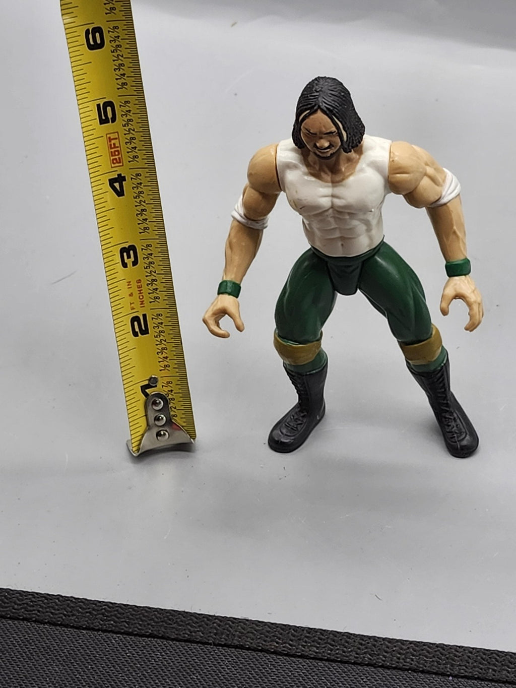 Vintage 1997 WWF Savio Vega Action Figure 5in JAKKS Pacific Wrestler Toy