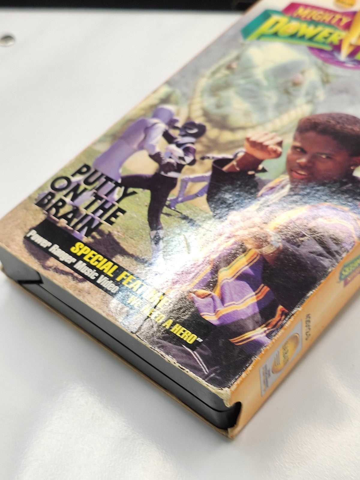 Vintage Mighty Morphin Power Rangers Putty On The Brain VHS Tape Kids TV Show
