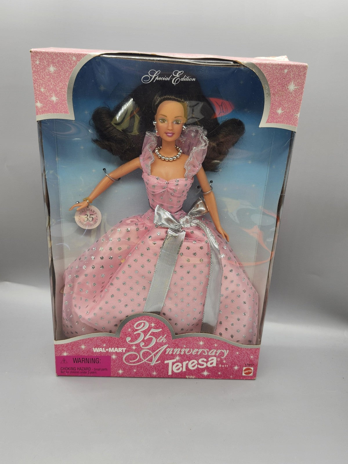 Vintage Barbie Teresa Wal-Mart 35th Anniversary 11 In Doll Special Edition Pink