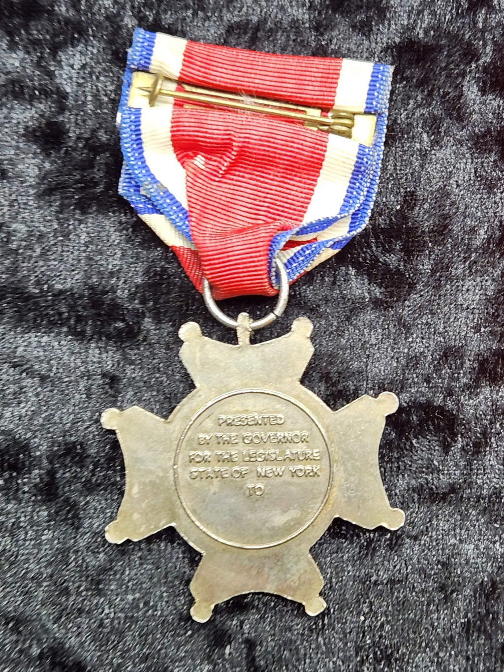 Vintage New York State Conspicuous Service Medal Governor Legislature Award...