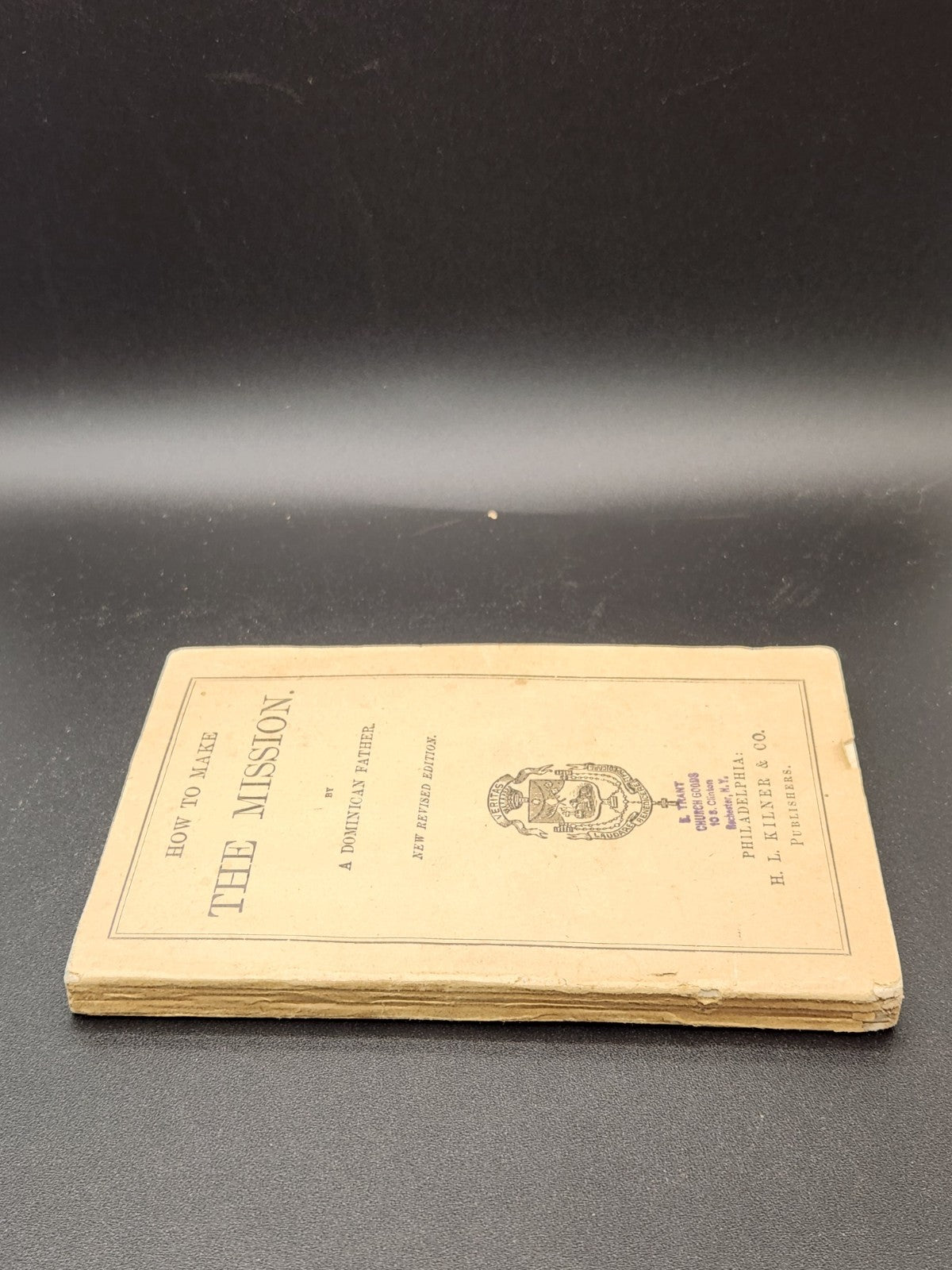 Vintage 1897 “How To Make The Mission” Catholic Religious Booklet Dominican