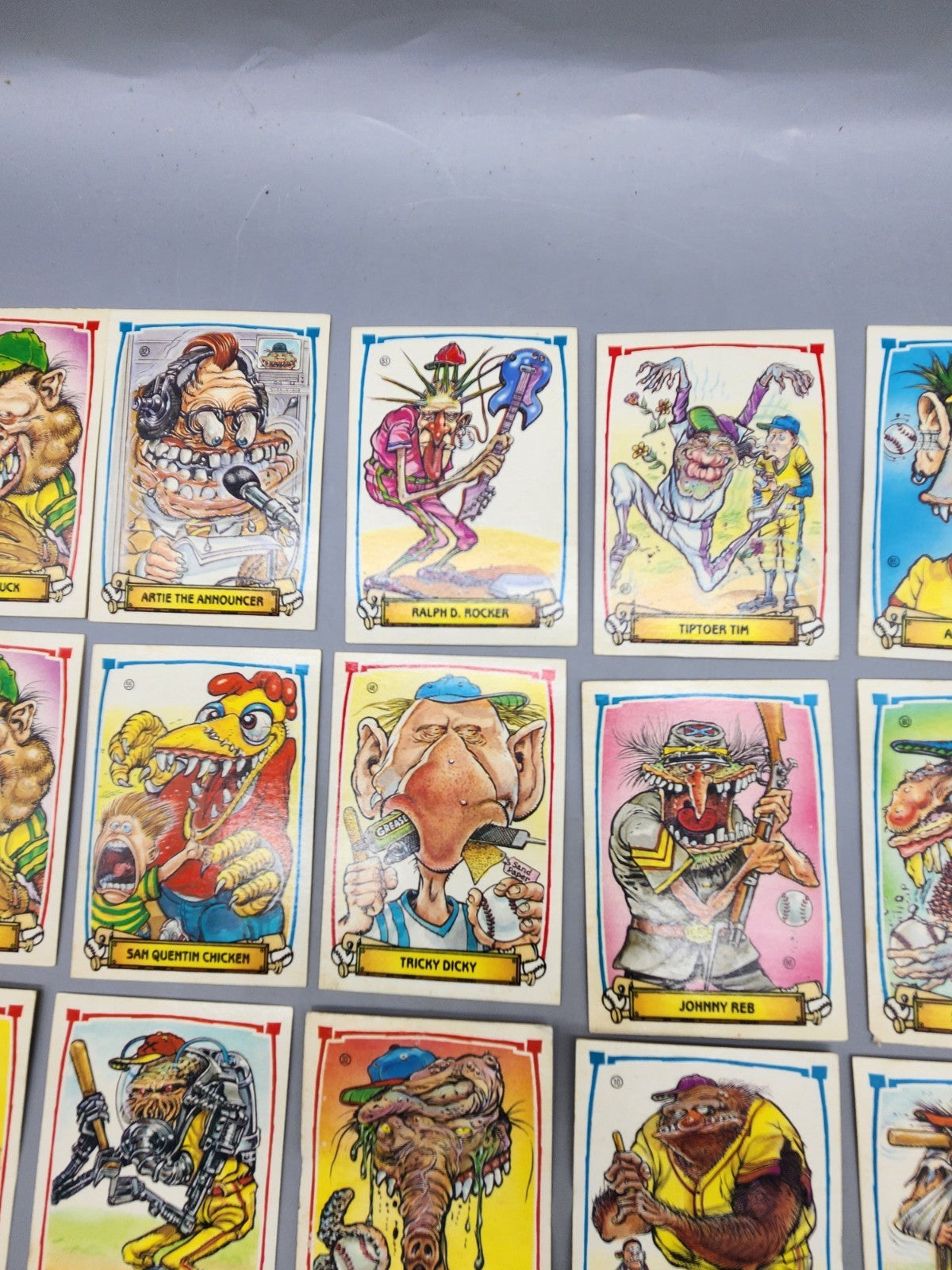 Retro Garbage Pail Kids Trading Card Bundle – Sports & Oddball Character Mix...