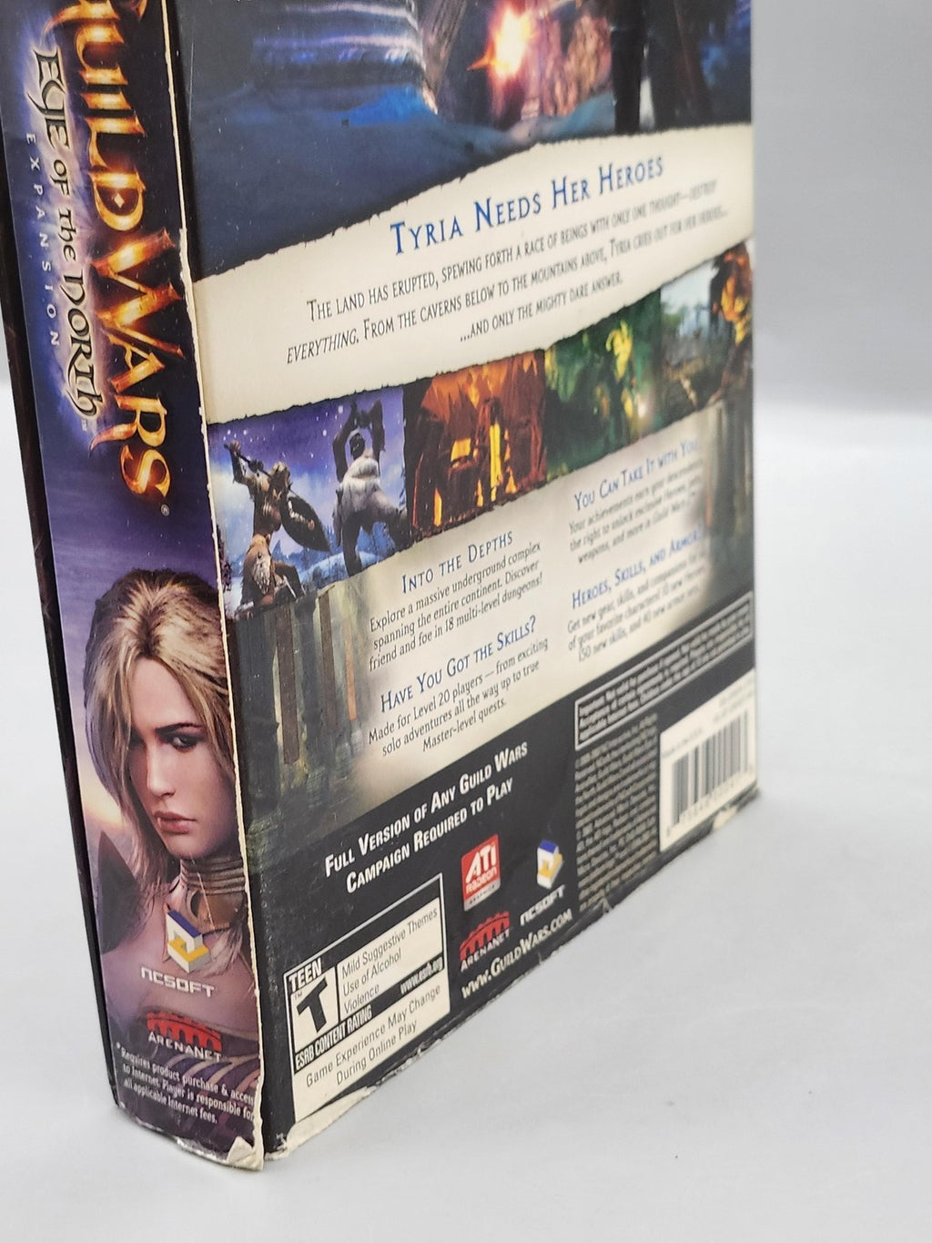 Guild Wars Eye Of The North PC DVD Game Expansion NCsoft T Teen RPG MMORPG 2007
