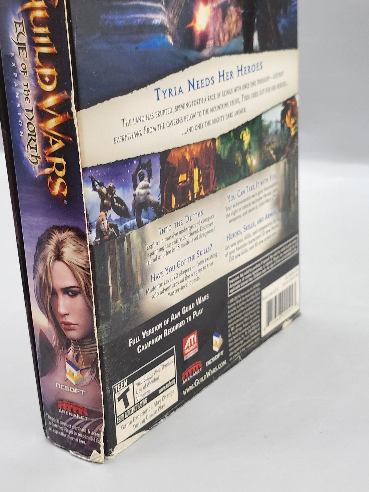 Guild Wars Eye Of The North PC DVD Game Expansion NCsoft T Teen RPG MMORPG 2007
