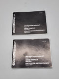 Nintendo Game Boy Advance SP Instruction Booklet Manual X2 Black C/AGT-USA