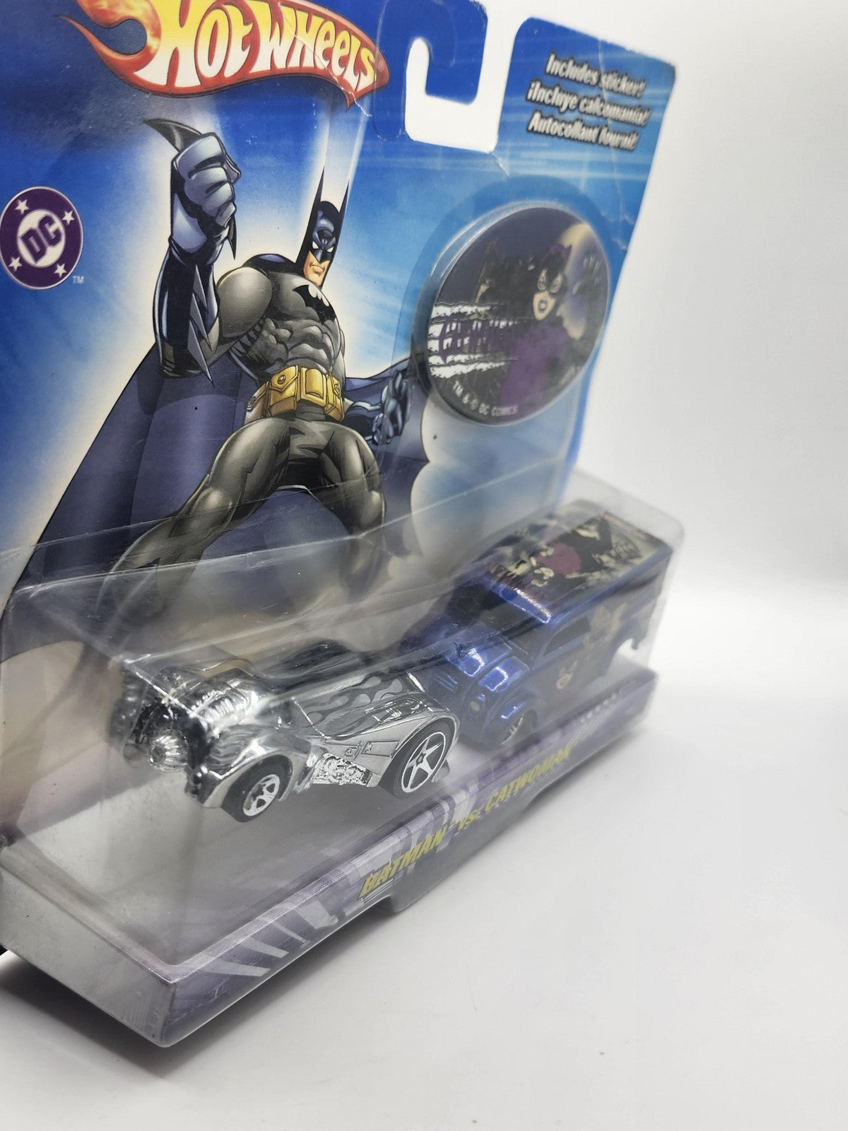 Vintage Hot Wheels Batman Vs Catwoman 1:64 Diecast Car 2-Pack New Carded