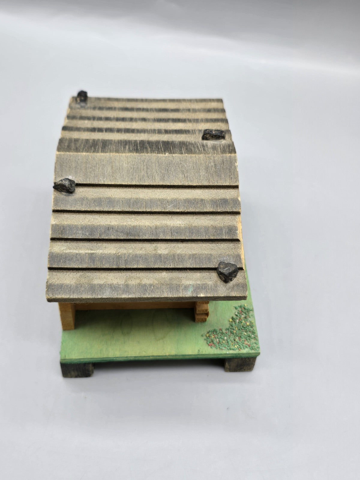 Vintage Reuge Swiss Chalet Music Box Jewelry Box The Entertainer Switzerland