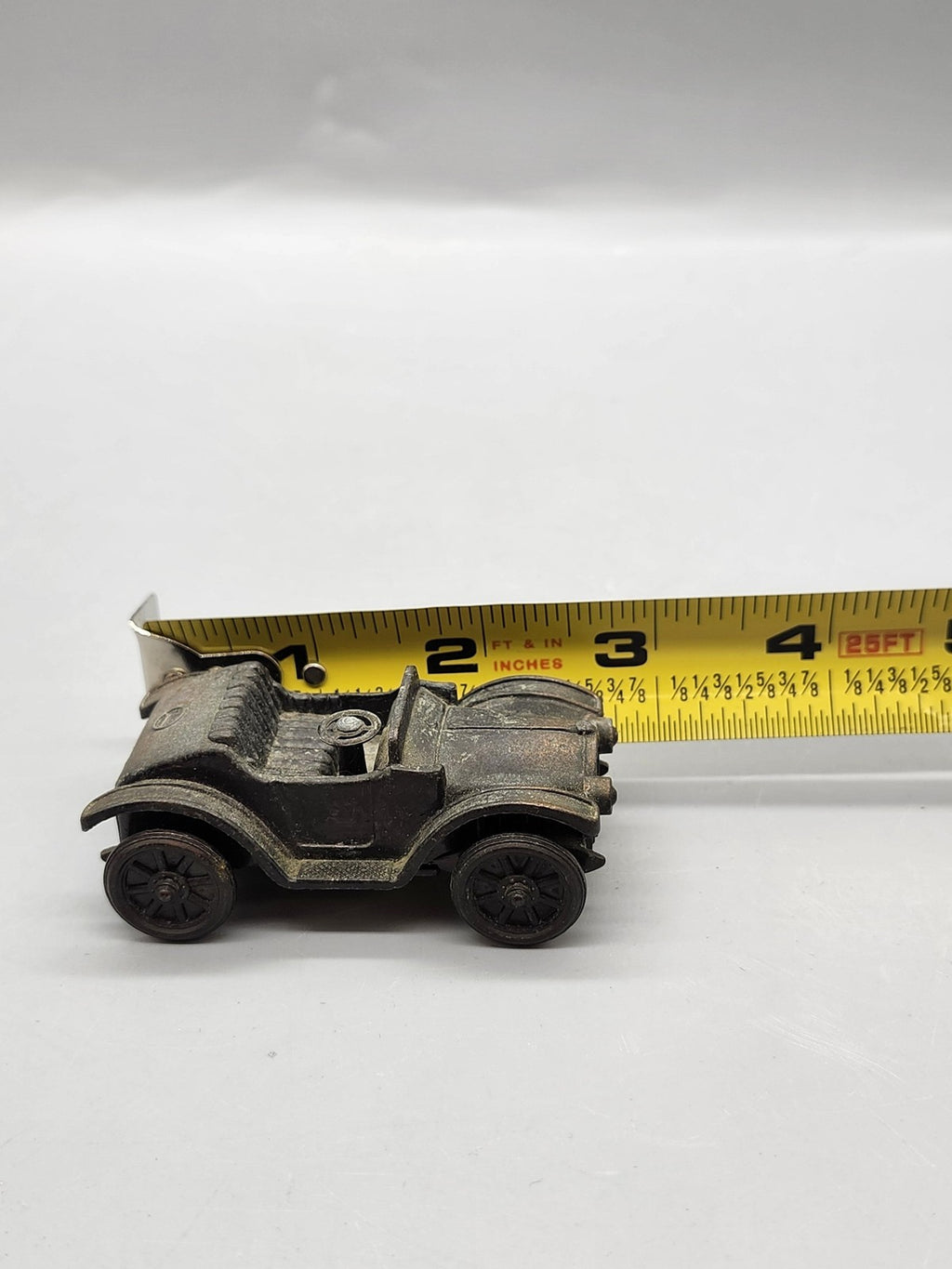 Vintage Mercedes-Benz Roadster Diecast Car Small Gray Toy Vehicle Loose
