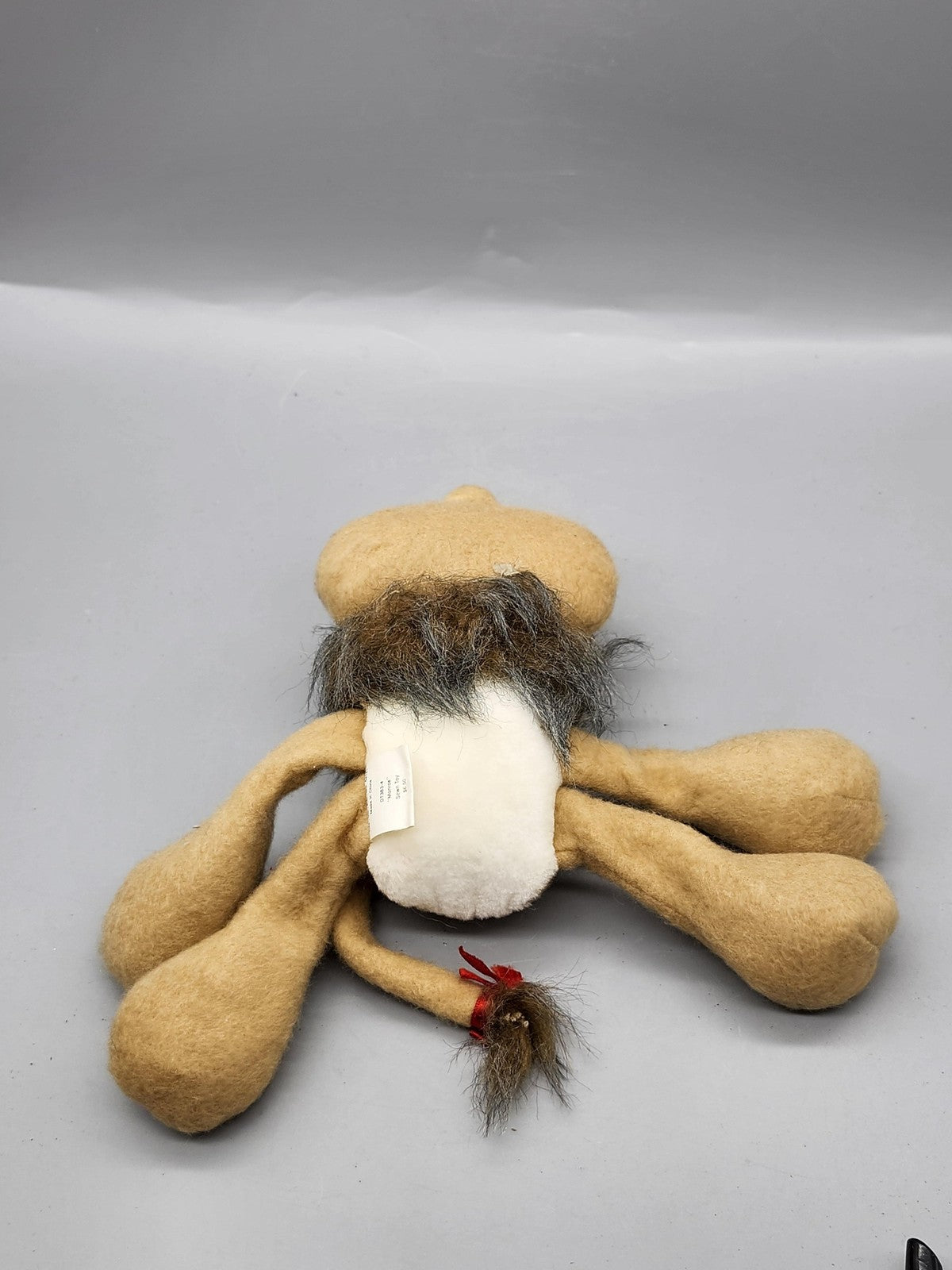 Vintage 1985 Hallmark Morris Plush Stuffed Animal Toy Small Brown Flat 80s Cute