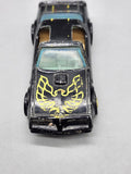 Vintage 1977 Hot Wheels Hot Bird 1:64 Diecast Car Black Pontiac Loose Hong Kong